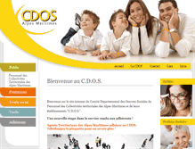 Tablet Screenshot of cdos-06.com